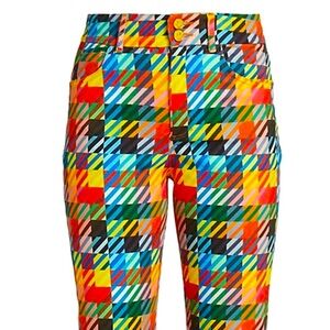 Bruce Glen Designer Love Check Flare Jeans 8